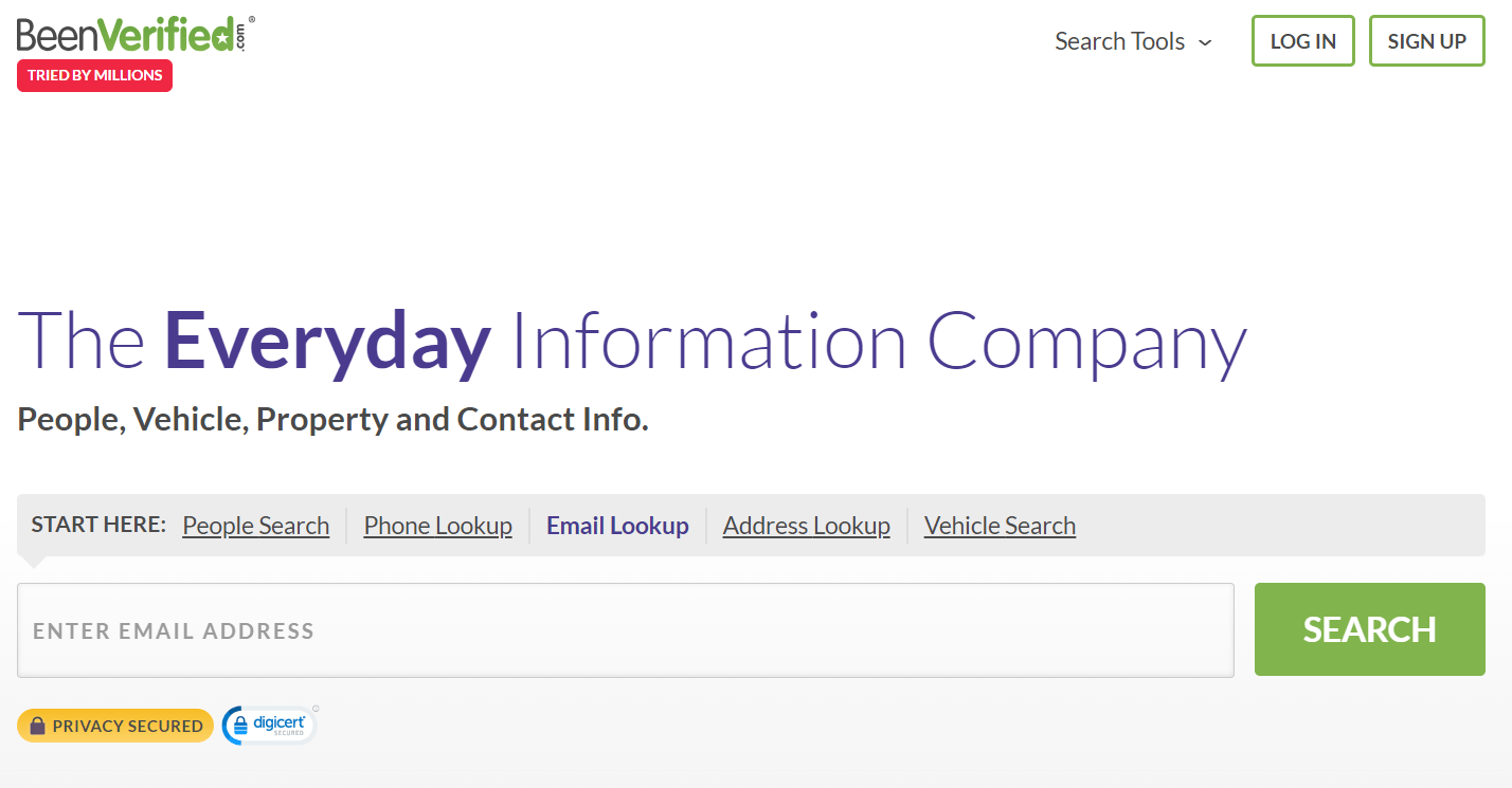 BeenVerified Reverse Email Lookup Tool