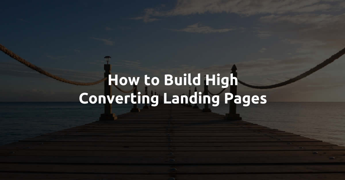 high converting landing pages social